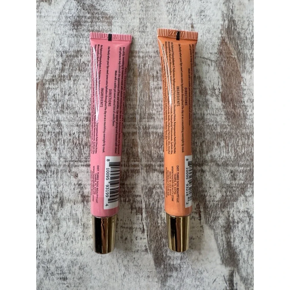 Nakery Plumping Lip Treatment Duo Peach Bellini + First Bloom | TikTok Viral $32